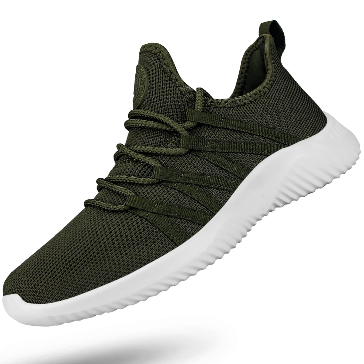 Feethit Womens Slip On Running Shoes Non Slip Walking Shoes Lightweight Gym Workout Shoes Breathable Fashion Sneakers