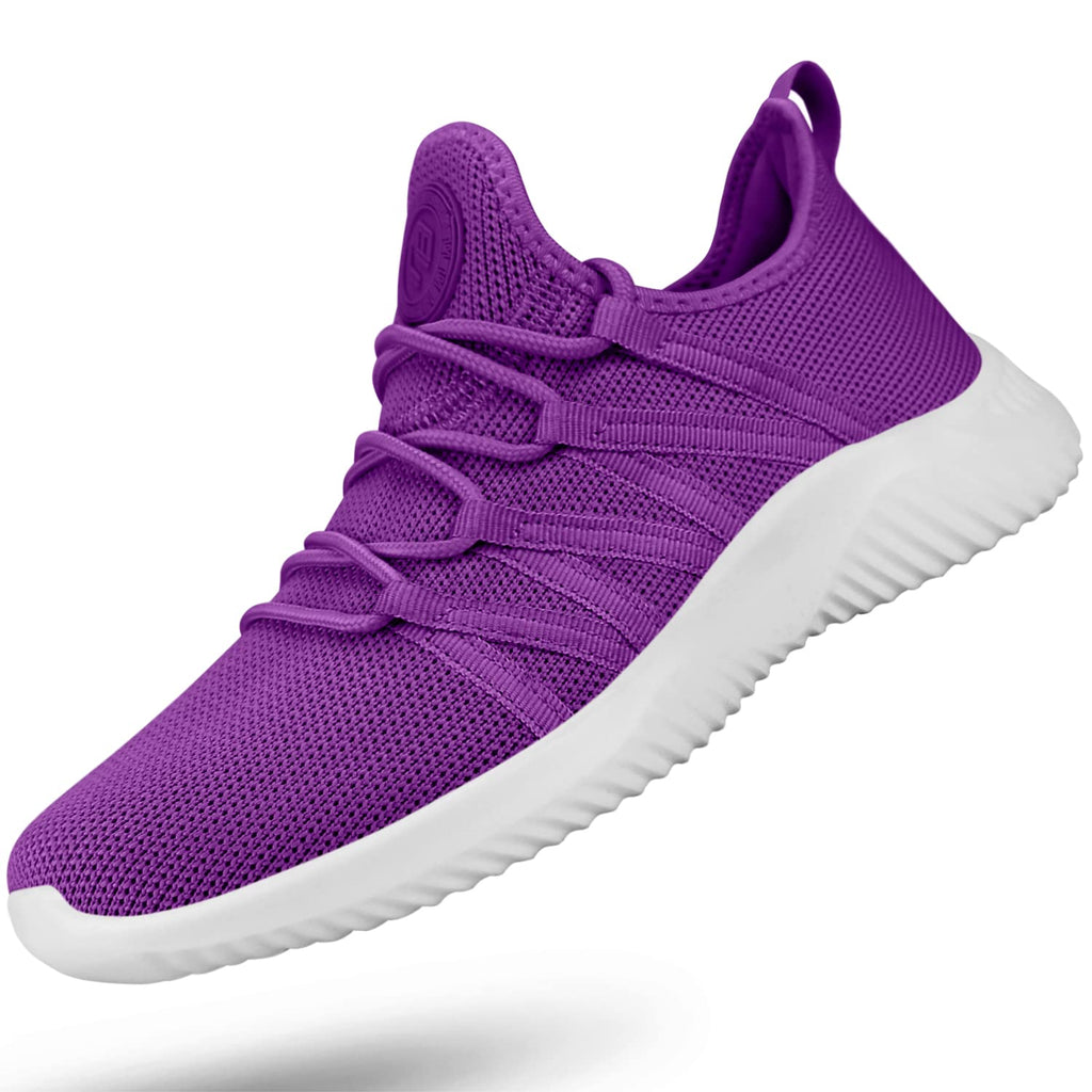 Feethit Womens Slip On Running Shoes Non Slip Walking Shoes Lightweight Gym Workout Shoes Breathable Fashion Sneakers