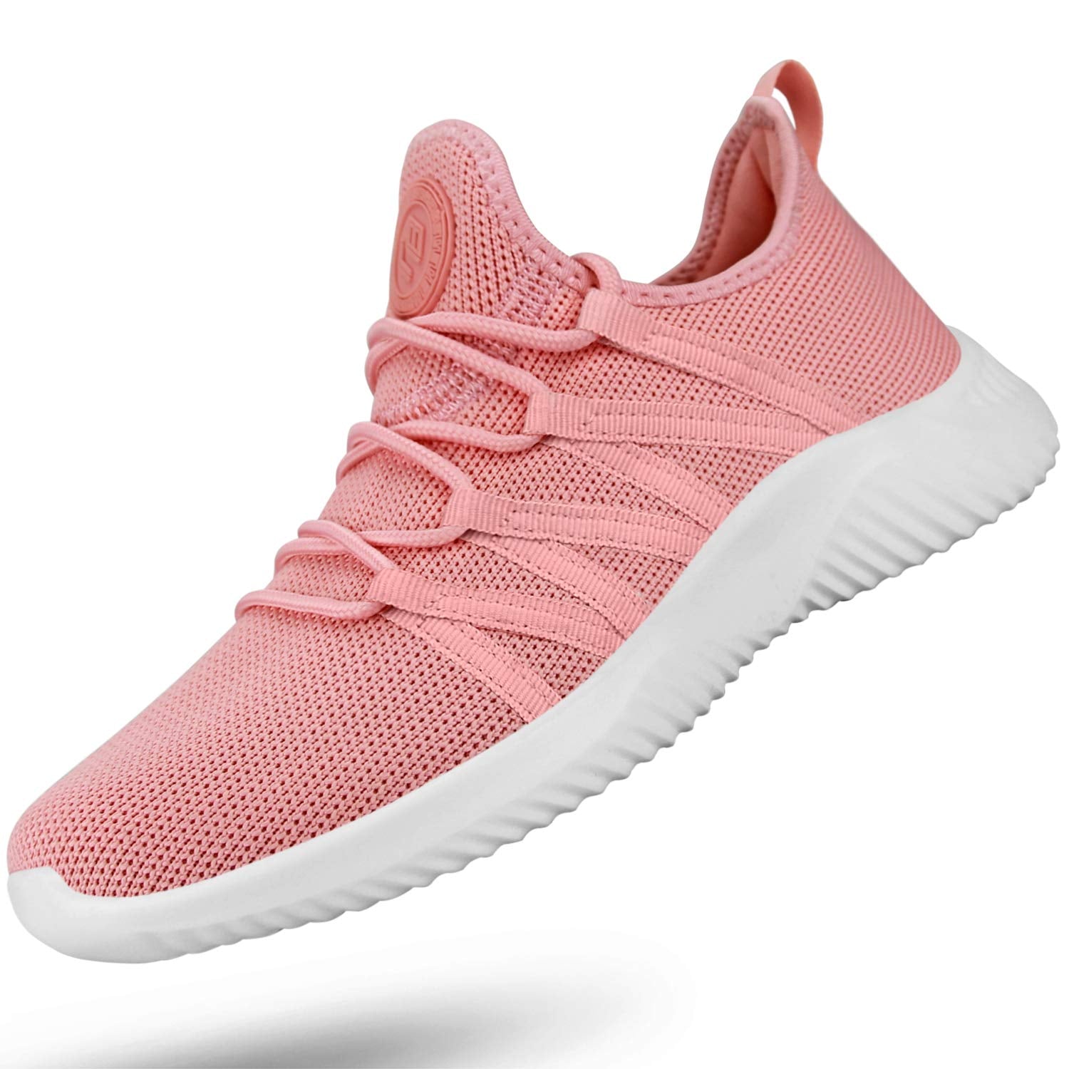 Feethit Womens Slip On Running Shoes Non Slip Walking Shoes Lightweight Gym Workout Shoes Breathable Fashion Sneakers