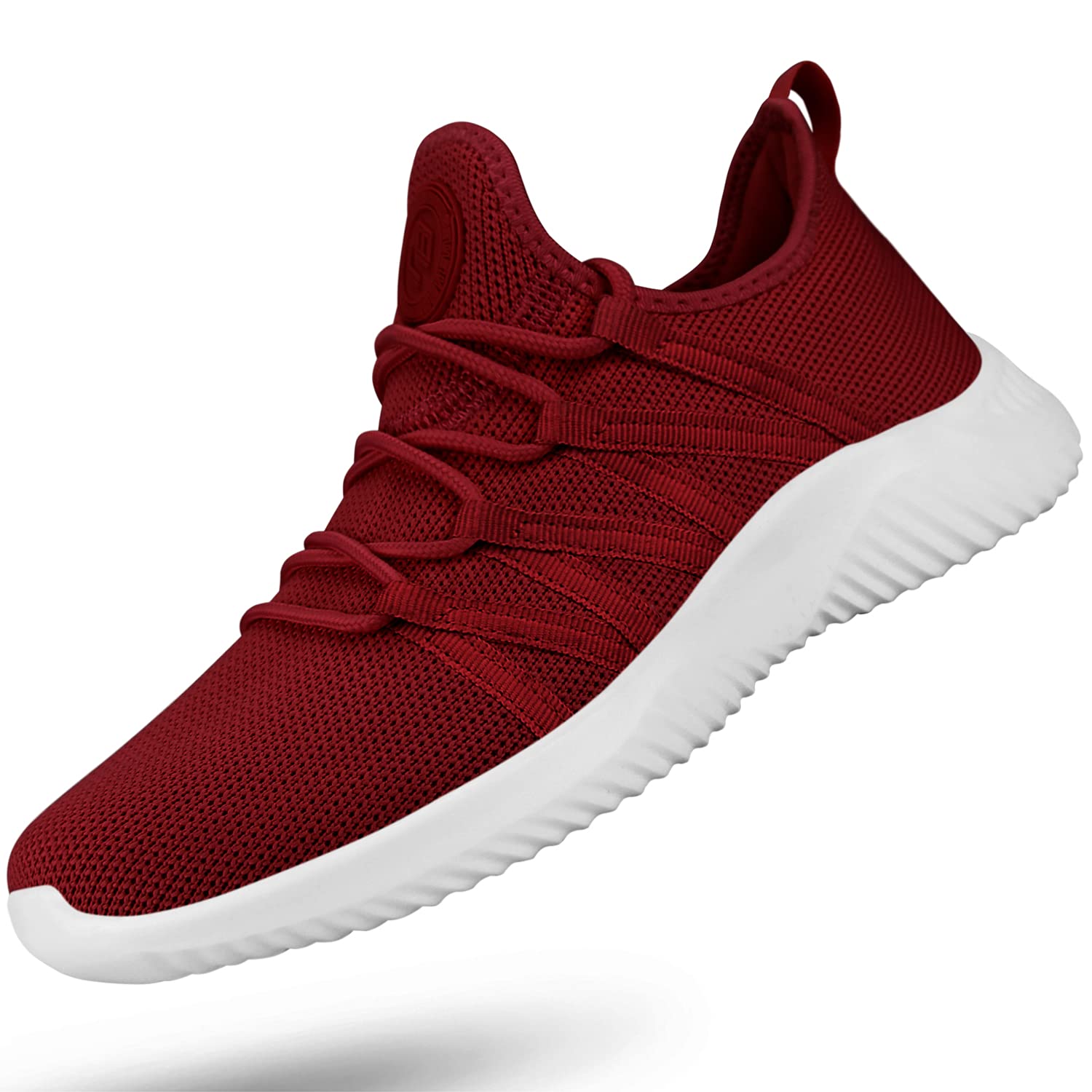 Feethit Womens Slip On Running Shoes Non Slip Walking Shoes Lightweight Gym Workout Shoes Breathable Fashion Sneakers